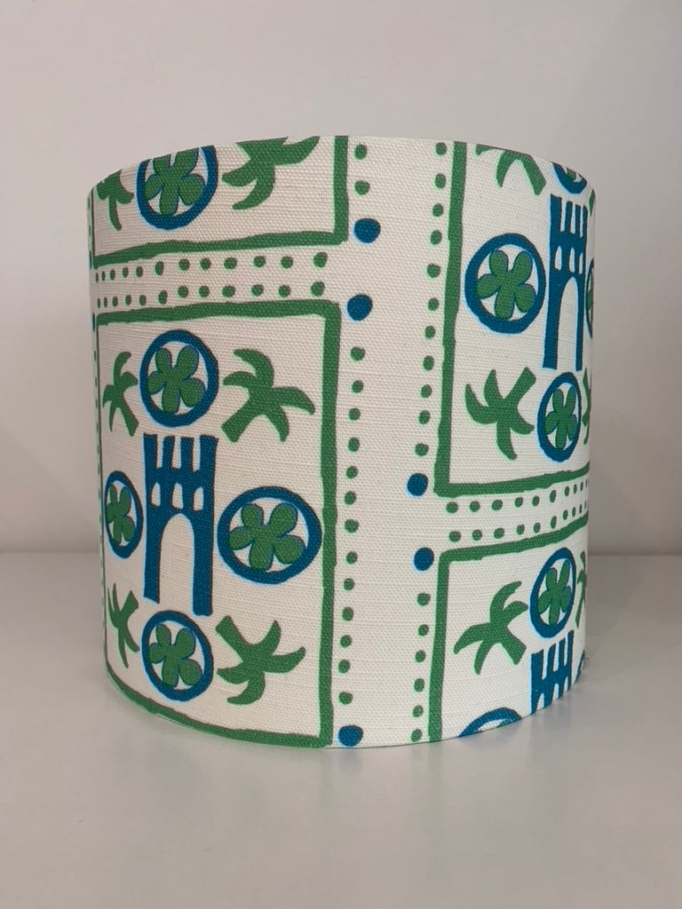 Hand made lampshades using original designs by Leanda Jaine.